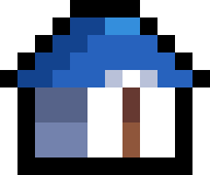 Home Icon (hand draw, pixel)