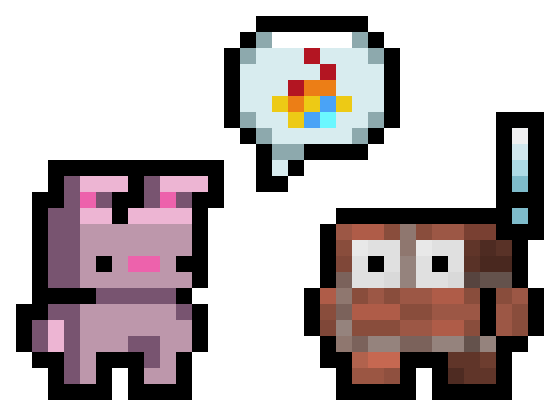 Mascottes de DEMOCRAFT